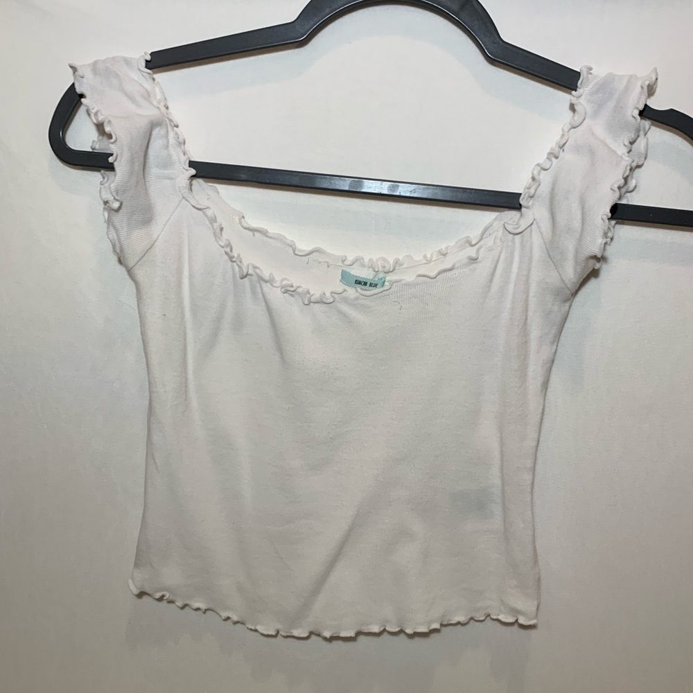 Urban Outfiters white crop top